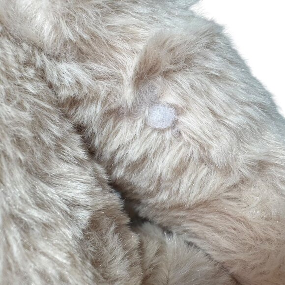 Theorbi Scottish Highland Cow Plush Stuffed Animal Sound Toy 10 inch White Beige - Picture 6 of 6